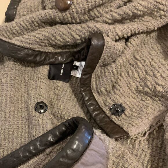 Isabel Marant Women’s wrap Sweater with button cowl neck  |Size: 1| - Picture 5 of 13